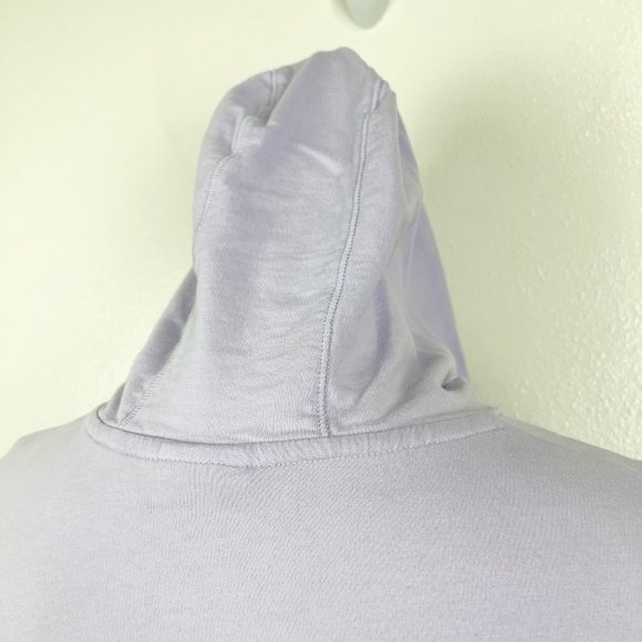 Adidas Logo Hoodie Purple Pullover Sweater Youth Large - stained - - Picture 6 of 12